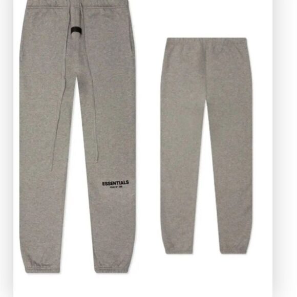 Fear of God Essentials Relaxed Sweatpants, Dark Oatmeal NWT $130 - Picture 1 of 6